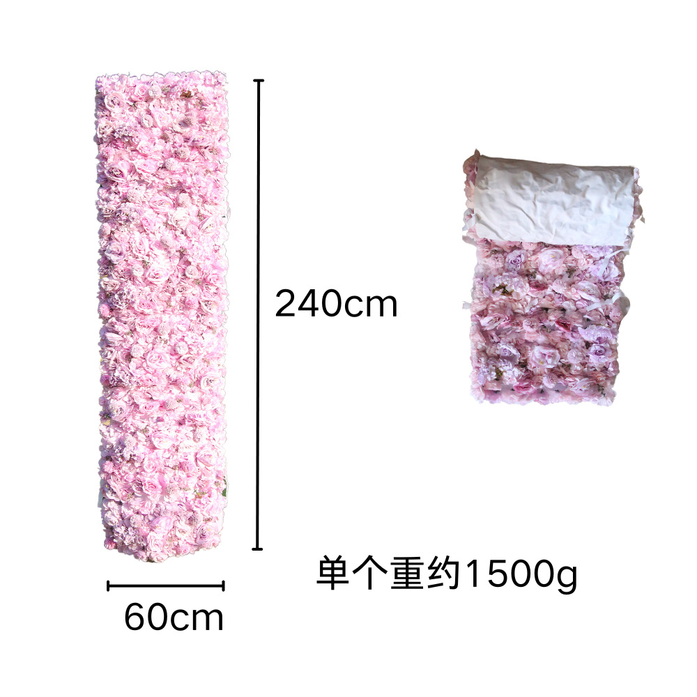 Fondo de tela simulación pared de flores pared de fondo boda decoración de bodas actividades al aire libre decoración pared de flores