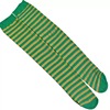 Santo Parker Festival Green Clover Decoration Stockings Words Green and White Striper Spots