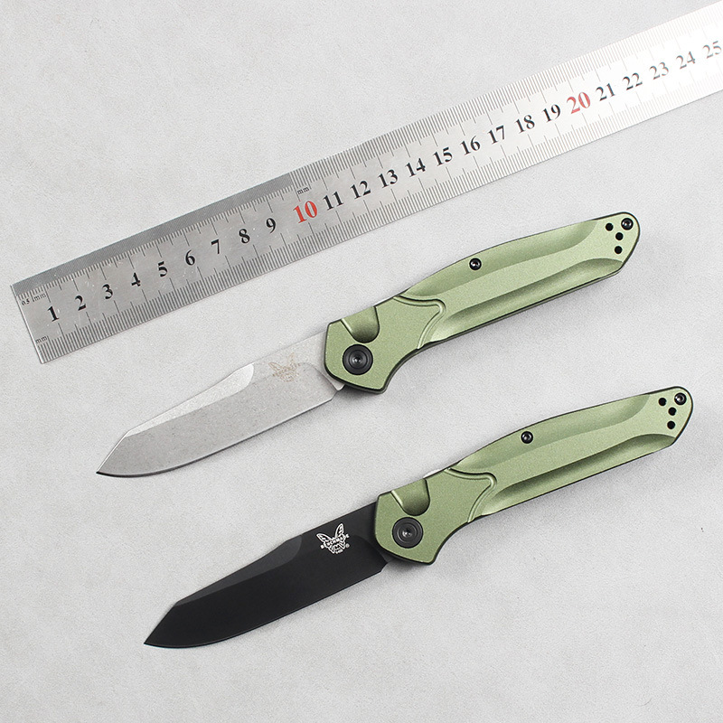 蝴蝶BM9400折叠刀D2钢铝合金手柄户外刀具露营求生刀水果刀小刀