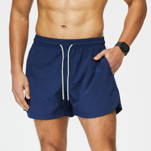 Sports track and field shorts men's quick-drying running professional marathon three-point pants lined with anti-exposure fitness sports training