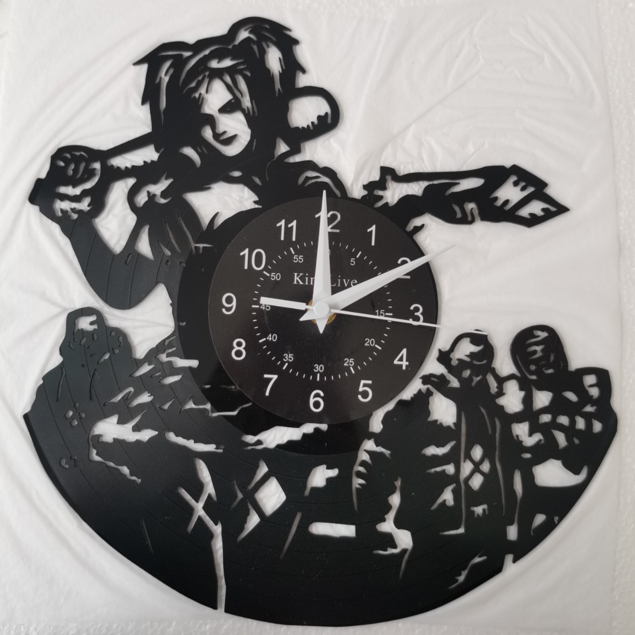 Reloj de pared de vinilo