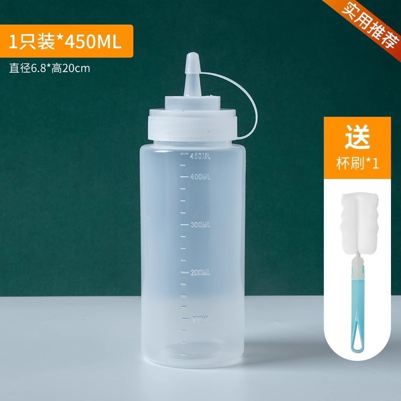 塑料食品级商用挤压瓶醋果酱番茄沙拉酱油瓶调料瓶厨房油壶|undefined