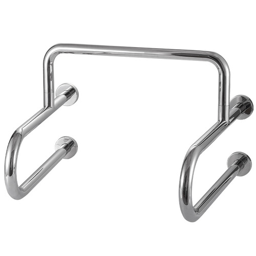 Stainless steel bathroom grab bar with thickened U-shaped toilet accessible grab bar for disabled toilet seat and bidet grab bar manufacturer