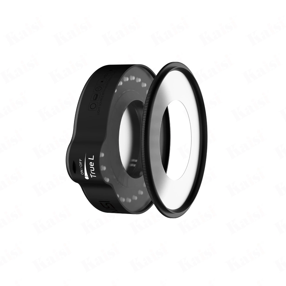 Kaisi trueL регулируемая кольцевая лампа с регулировкой поляризации, микроскоп, источник света, регулируемая кольцевая лампа, оптовая продажа