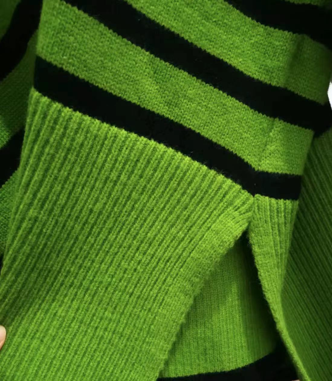 Women's Clothing all match high collar knitted sweater for women + high waist drape straight casual knitted wide leg pants two piece set_voghion.com