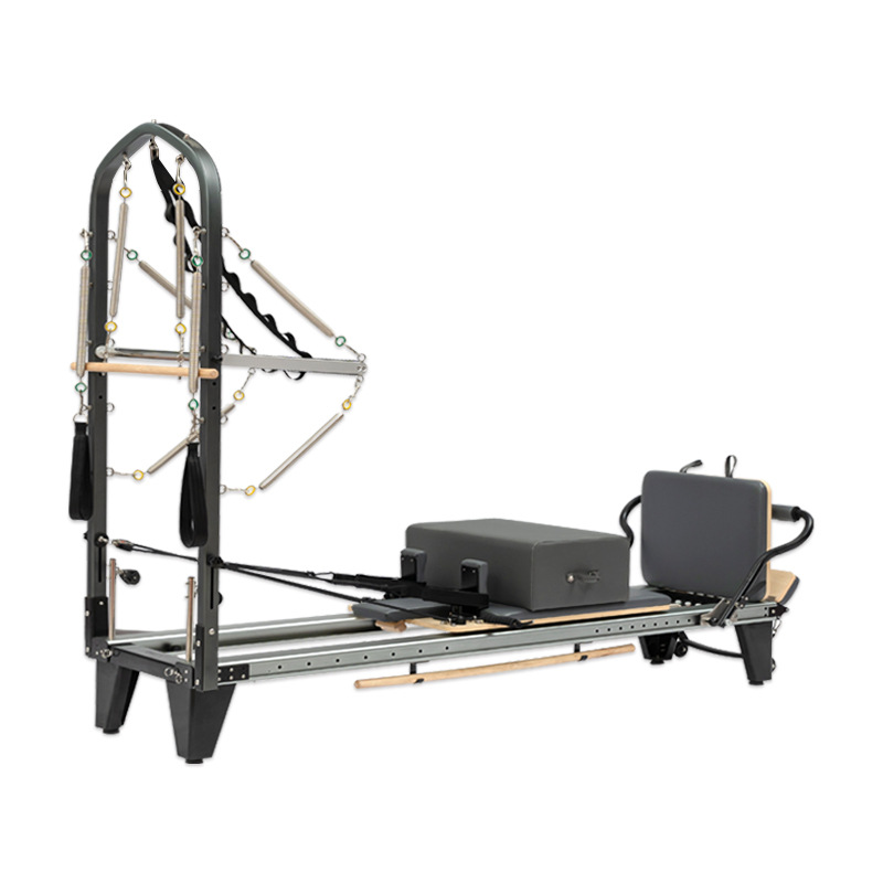 Plataforma Semi-elevada de Aleación de Aluminio para Entrenamiento de Pilates, Dos en Uno, Equipo Grande para Estudio de Yoga y Pilates