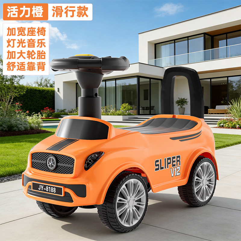 Niños de cuatro ruedas de torsión anti-rollback, artefacto mágico para niños de 1 - 5 años de edad, patina con empuje, se puede sentar y deslizarse