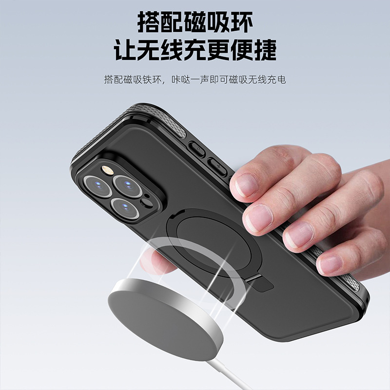 欧米はiphone15proMax6.7携帯電話ケースの新型防水転倒防止スタンド携帯電話保護カバーに適用されている|undefined