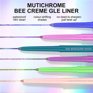Cross-Border Hot Selling New Product Cosastya Matte 6-Color Color-Changing Eyeliner and Eye Shadow Pen with Natural Makeup and Long-Lasting Waterproof