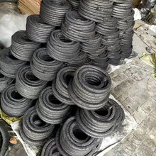 高压油浸石棉盘根批发柔性石墨盘根密封编织石棉石墨盘根X20