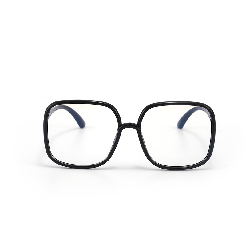 批发2021新款复古防蓝光眼镜pc框架平光镜时尚眼镜框可配镜镜架