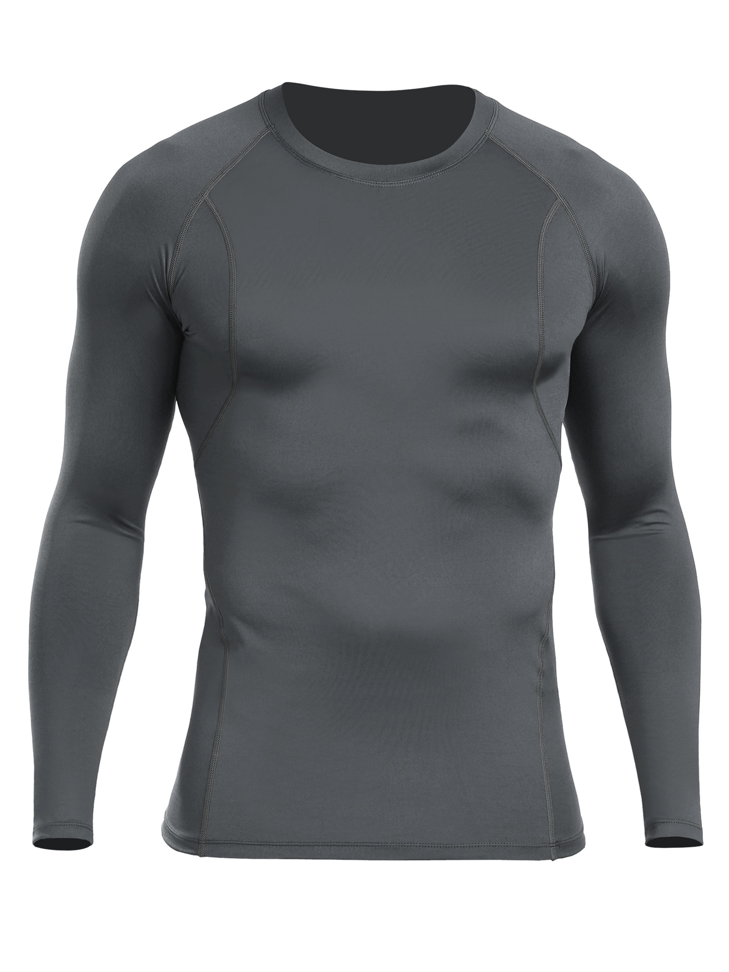 B5009 hombre fitness correr yoga ropa deportiva mangas largas baloncesto respirable compresión apretada ropa seca rápida image 5
