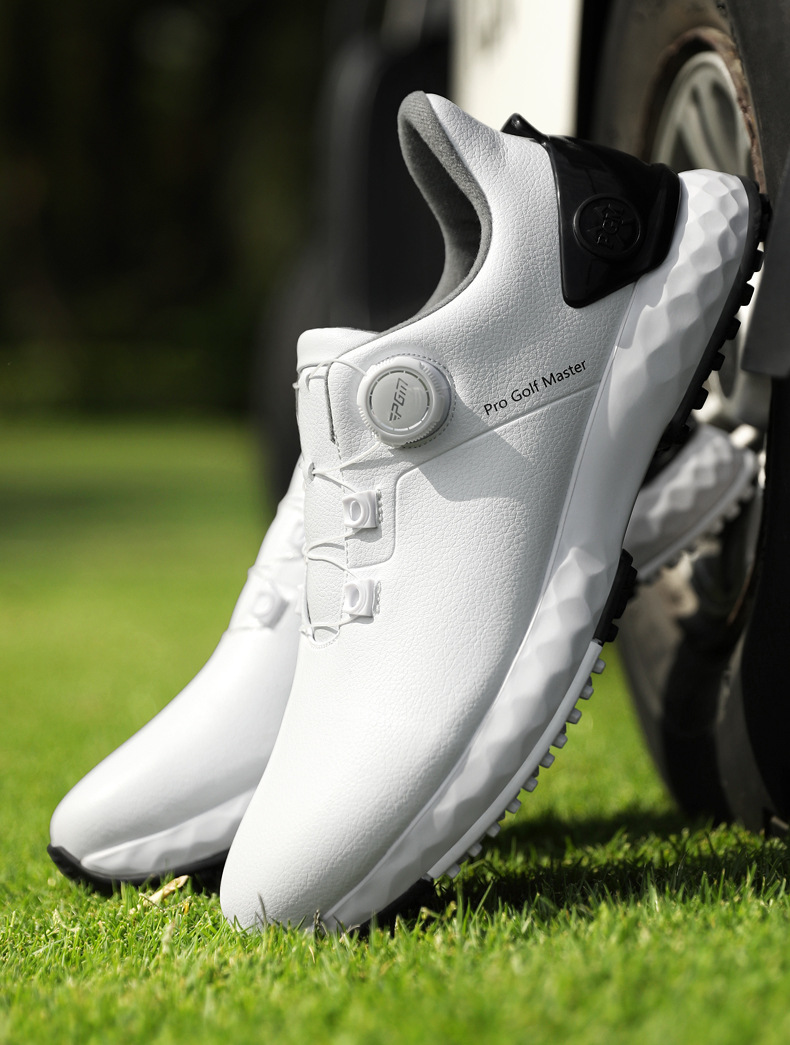 Giày golf PGM nam chống thấm nước, đế giữa hấp thụ sốc, đinh chống trượt — Yaohei [Đế giữa hấp thụ sốc/đinh chống trượt bên/chống thấm nước] XZ358, Yunbai [Đế giữa hấp thụ sốc/đinh chống trượt bên/chống thấm nước] XZ358 chi tiết 2