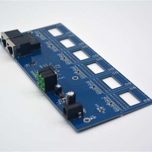 6 Light 2 electric transceiver PCB six light two electric switch PCB manufacturer 6SC2RJ45