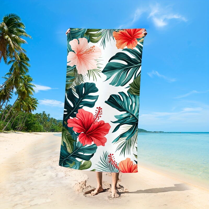 Beach Towel, Quick-Drying Bath Towel, Printed Portable Sports Swimming Towel, Beach Towel, Fitness Quick-Drying Towel