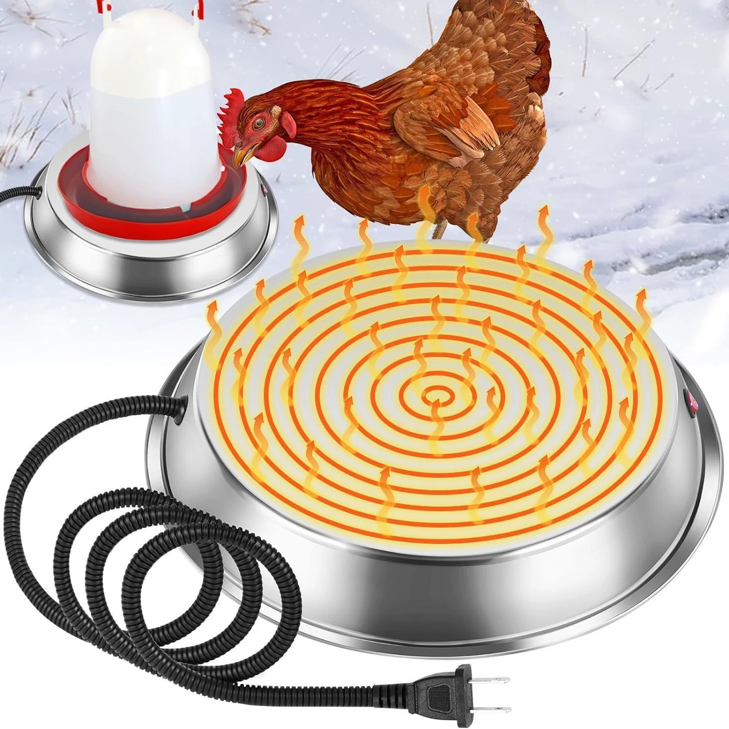 Курятник нагреватель курятника нагревательный нагреватель электрическая нагревательная пластина для домашних животных Курица вылупляющаяся пластина разведение нагревательная пластина нагреватель