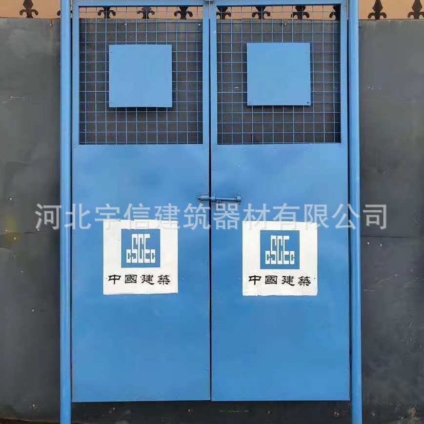 电梯井口安全防护门施工楼层电梯井安全门升降机警示护栏