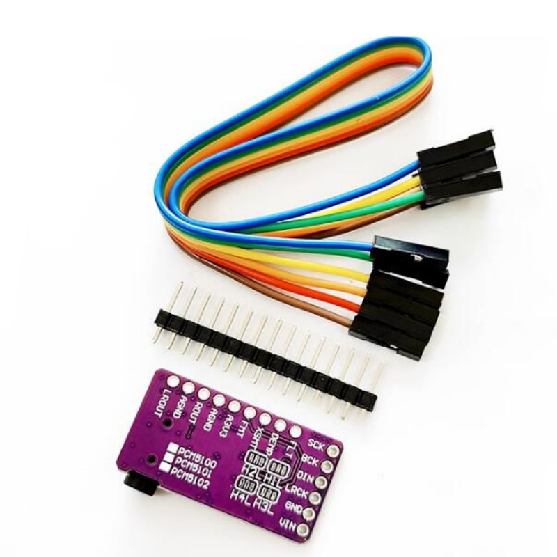 GY-PCM5102 I2S IIS 单片机 树莓派 无损数字音频DAC解码板