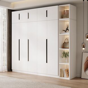 Modern Simple Side-By-Side Wardrobe Home Bedroom Storage Multi-Functional Cabinet Master Bedroom Storage Cabinet New Product