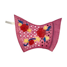 新款手工绣花鞋面刺绣鞋面辅料鞋面半成品复古民族风百搭