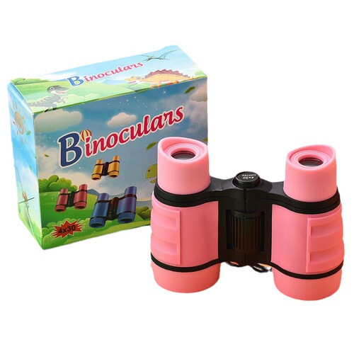 Small Mini 4X30 Children's Telescope Colorful Rubber Handle Anti-Slip Toy Birthday Gift Binoculars
