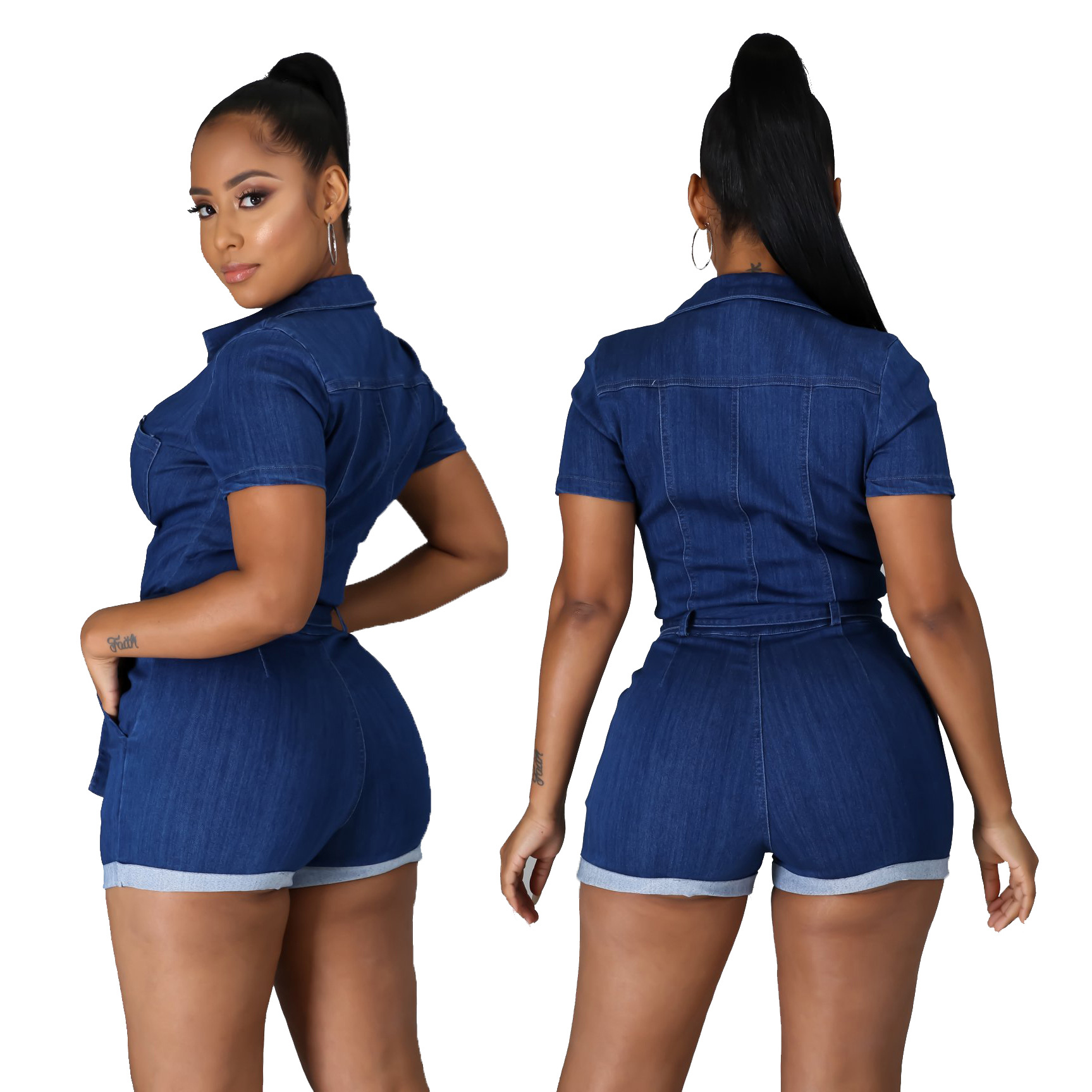 Women's Casual Holiday Casual Hip-Hop Simple Style Solid Color Shorts Casual Pants display picture 2
