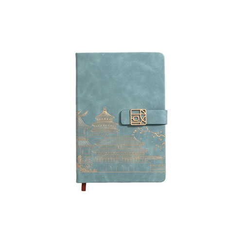 Creative national trend Chinese style notebook a5 business notepad with printable logo simple diary gift box