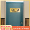 Female star lounge dormitory door card personality creative room cute and funny production bedroom door identification wall sticker