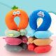 Neck Protection U-shaped Pillow Rear High Chai Dog Shark Embroidery Adult Student Sleeping Cervical Pillow Portable Long-distance Travel Pillow