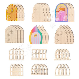 Wooden Fariy Door ��ͨľ�|���ľ��ԭľ��Ů���@�Tľ�����㴰��