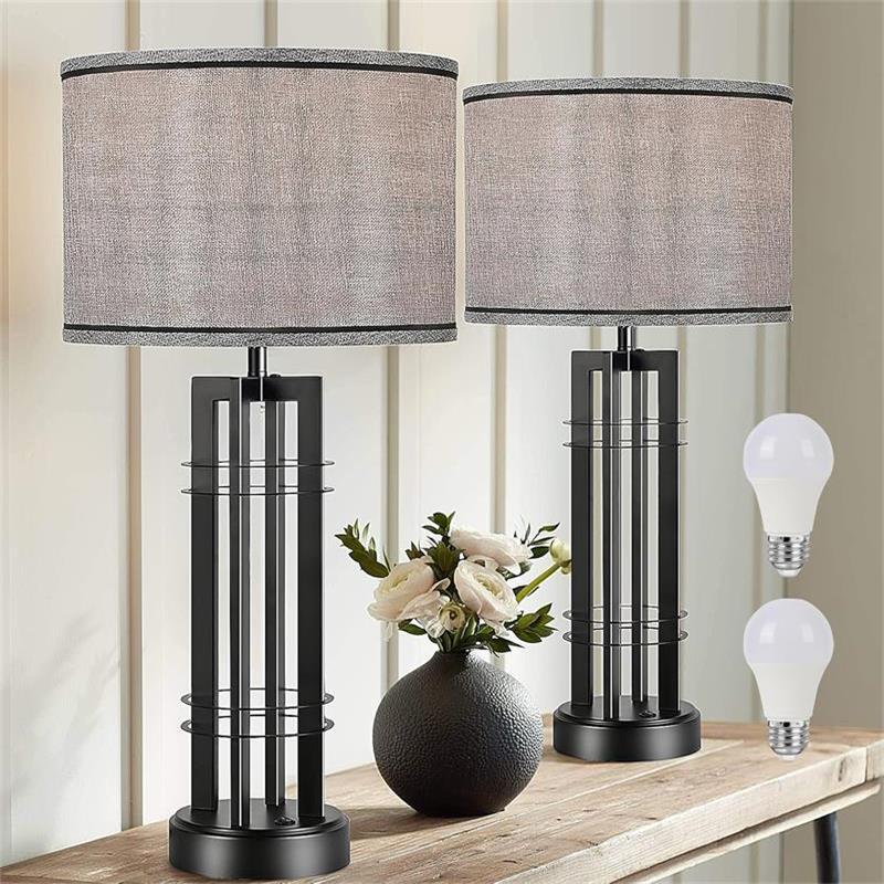American-Style Table Lamp, Retro Farmhouse, Country Industrial Style, Cross-Border Export to Amazon, New Creative Living Room and Bedroom Table Lamp