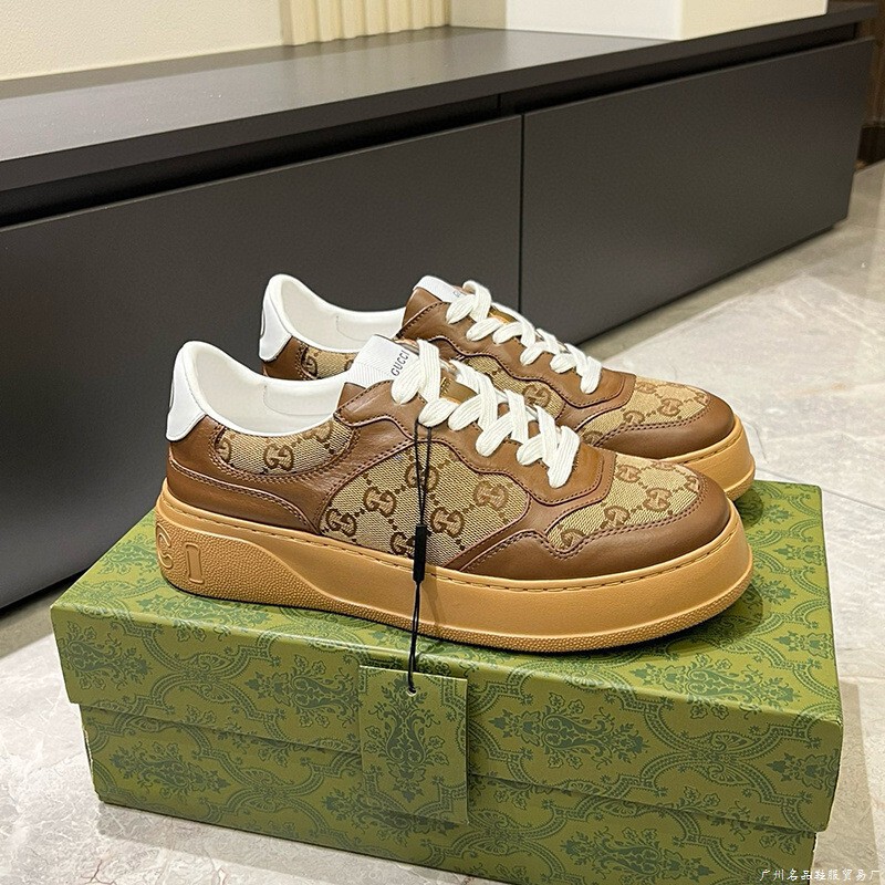 2026 New Model Summer Original Brand Thick-Soled Sneakers for Men, Genuine Leather Lace-Up Biscuit Shoes, Classic Spring Monogram Fashion 2026 New Model Summer Original Brand Thick-Soled Sneakers for Men, Genuine Leather Lace-Up Biscuit Shoes, Classic Spring Monogram Fashion