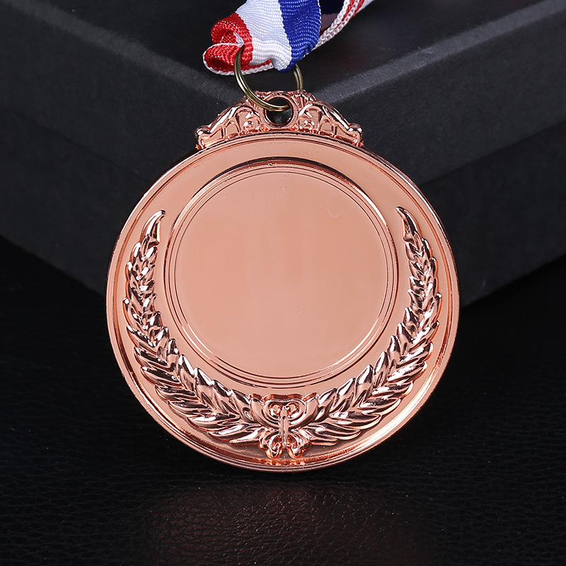 Fábrica al por mayor medalla de metal haciendo escuela deportes reunión trigo oído oro plata medalla de cobre corriendo competencia Lista de Honor