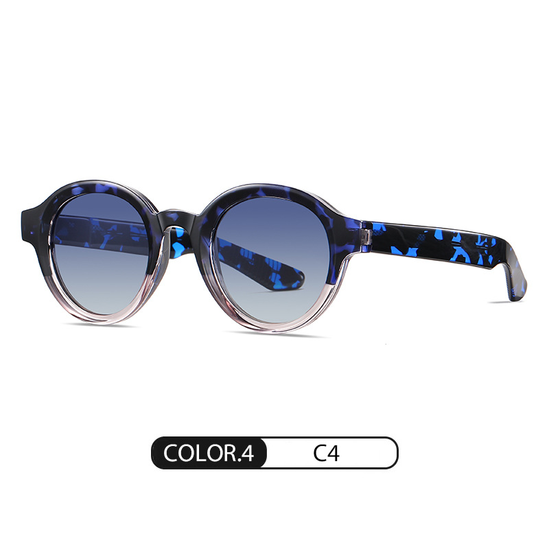 Placa hecha a mano anti-azul gafas de luz S31106 moda Carey retro conducción gafas de sol polarizadas gafas de sol redondas