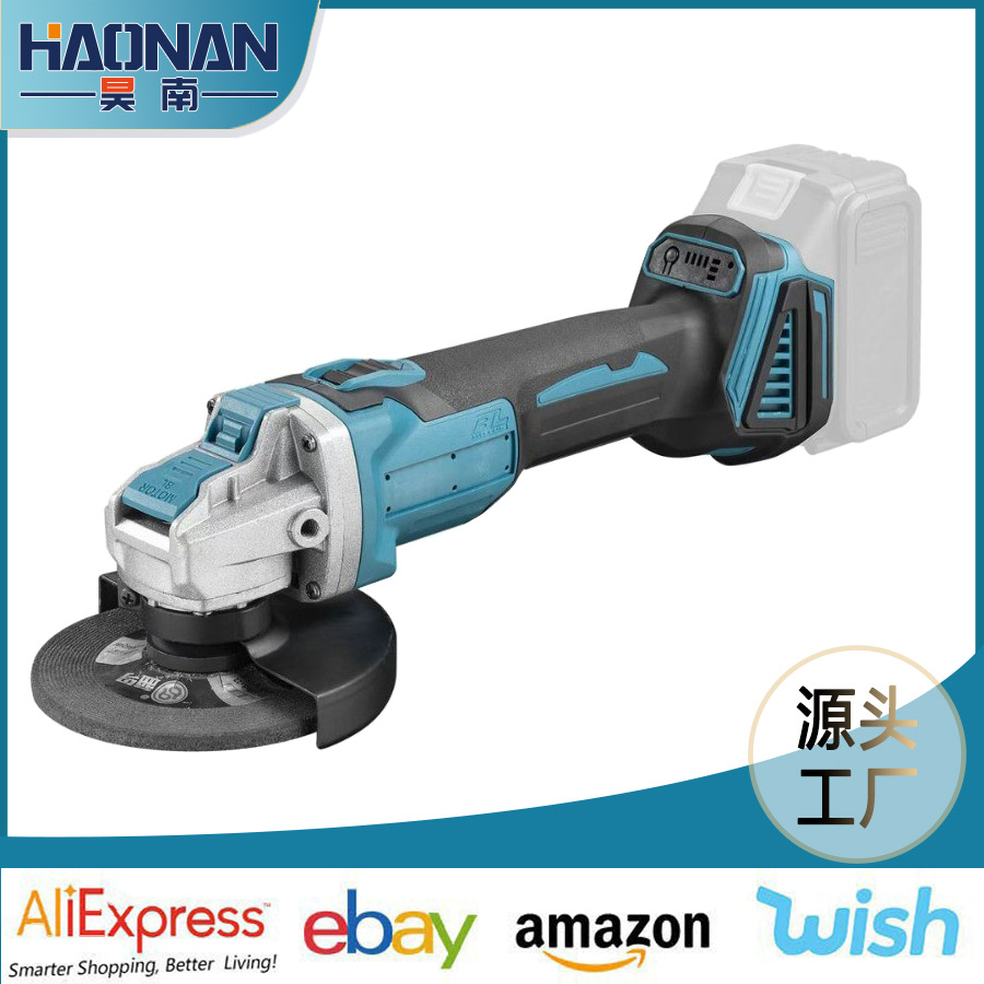 厂家批发419无刷锂电牧田款充电角磨机18V磨光机大功率切割机充电
