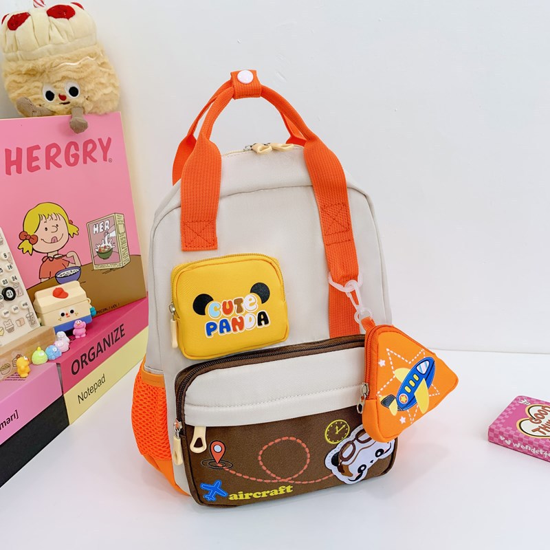 Nuevas mochilas de jardín de infantes para niños y niñas mochilas de moda caricatura lindas mochilas ligeras para niños comercio exterior transfronterizo