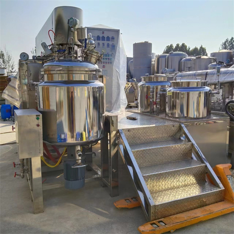 二手真空乳化机 上均质乳化罐  液压升降乳化机