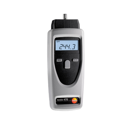 Testo testo470 Precision Tachometer Speed ​​measuring instrument Photoelectric tachometer Contact Tachometer