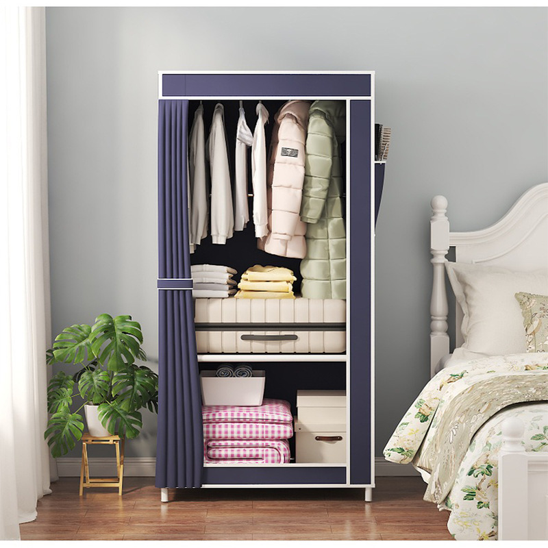armario simple combinación armario de tela no tejida armario de almacenamiento plegable simple armario de alquiler armario de dormitorio armario