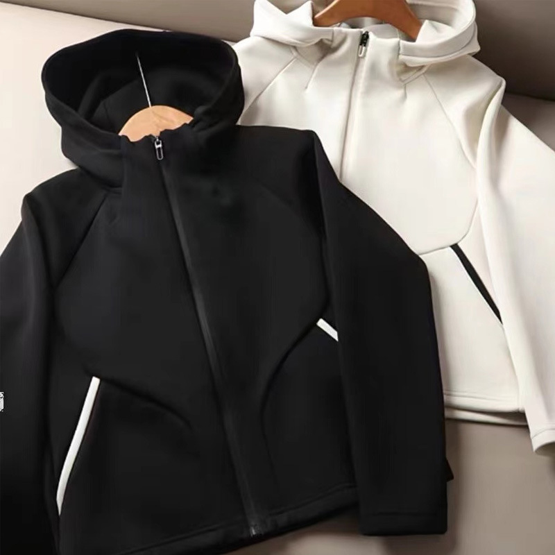 Abbigliamento donna Acquista ad occhi chiusi! Di*te 1k+ Giacca calda con cerniera Felpa sportiva con cappuccio Abbigliamento donna morbido ed elastico nuovo_voghion.com