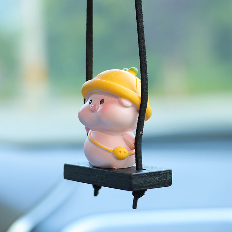 Cross-border e-commerce for creative piggy car interior pendants car ornaments car pendants decorative pendants