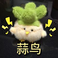 武汉文创蒜鸟发声玩偶纪念品鄂人文创和平鸟湖北毛绒玩具公仔