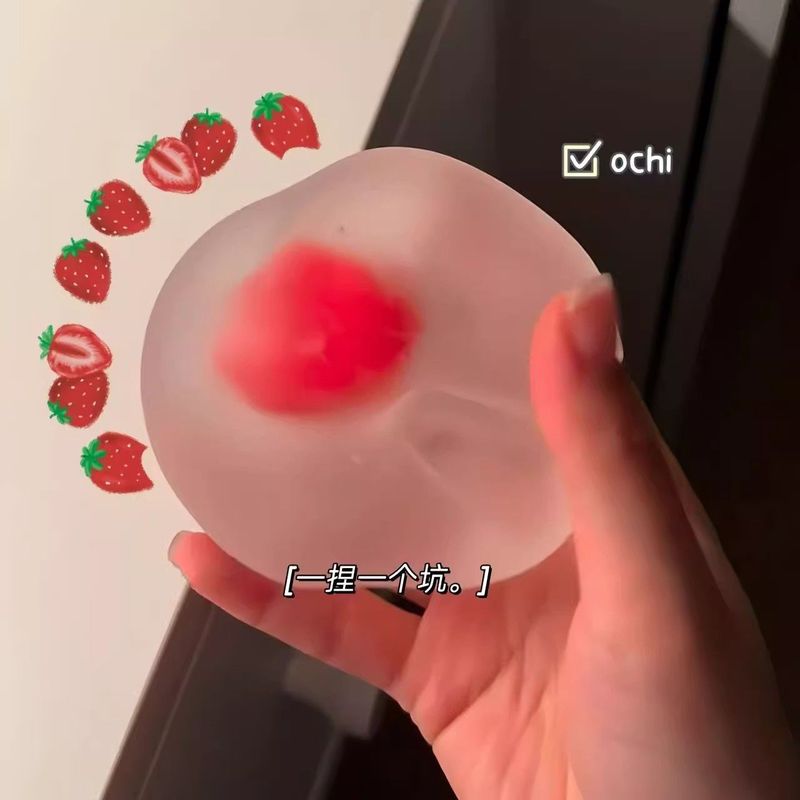 小红书同款薄荷蓝椰子油手作球吵吵球捏捏球纯手工diy解压玩具|undefined