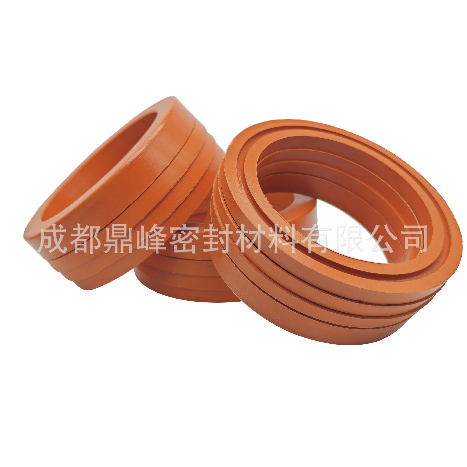 M3 M2型氟橡胶加布材质 V型组合密封件