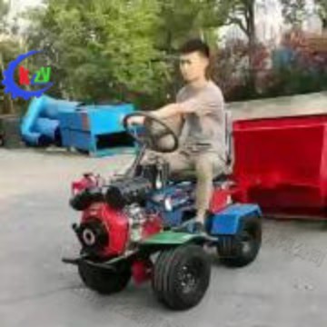 座驾式冲砂梳草机 园林草坪维护设备 牵引车式一体草地梳理车