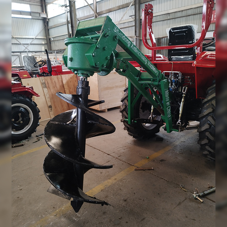 土地植树挖坑机硬土冻土钻坑机三点悬挂果园打洞机效率快速