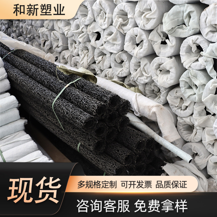 塑料排水盲沟管隧道暗渠渗排水管道园林绿化草坪圆形包布PP盲沟管