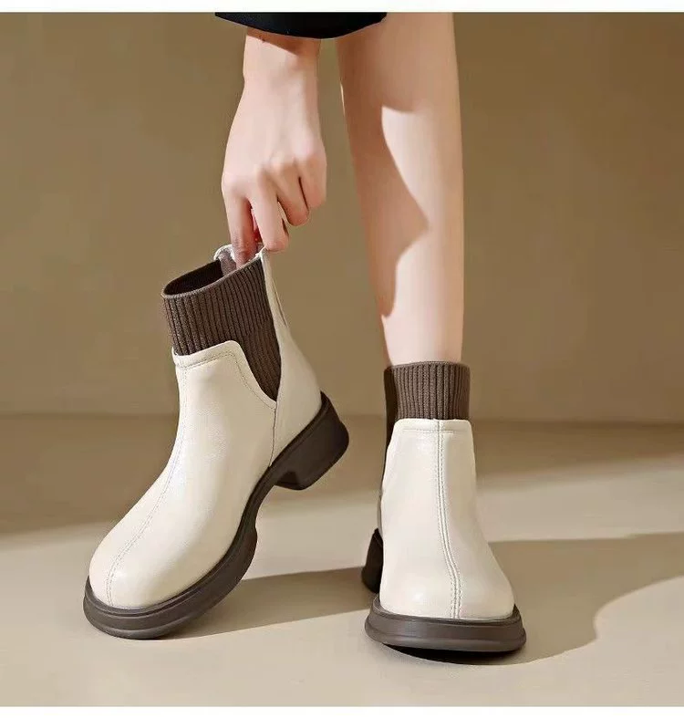 Мартенс, демисезонные челси в английском стиле платформа с молнией, low boots, британский стиль, 2025 год, западный стиль