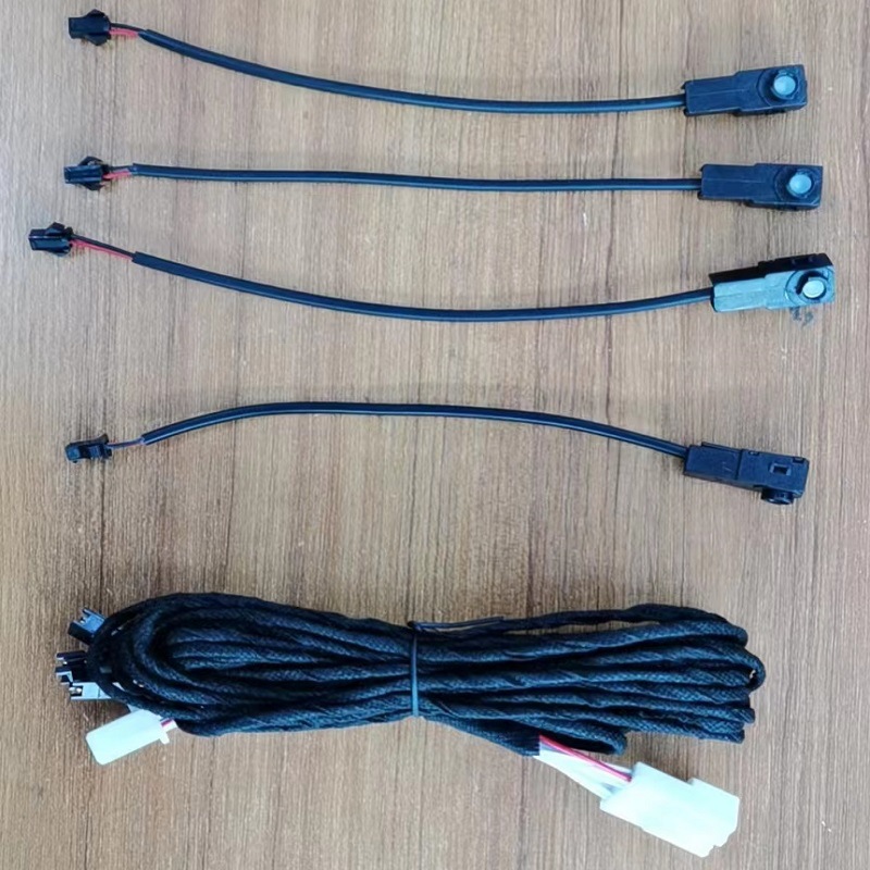 適用于新款第四代漢蘭達腳窩燈榮放四腳窩單色冰藍對插無損安裝