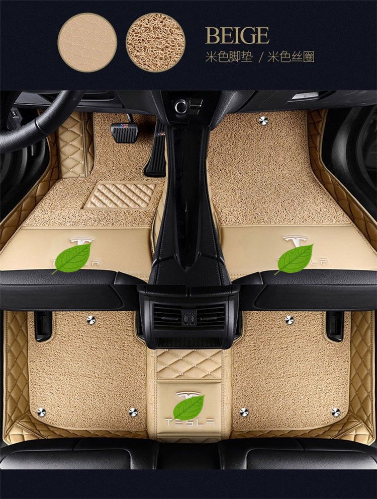 Suitable for Tesla Model Y floor mats, Tesla MODEL 3 MODEL S full-coverage car floor mats
